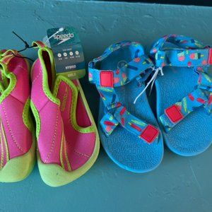 Speedo Water shoes little kids 7-8 Cat and Cack Sandals 8